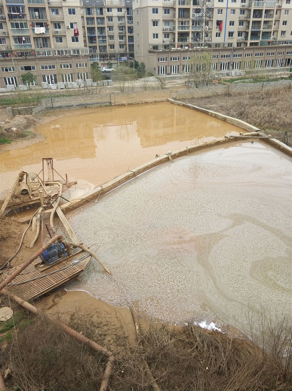 兰陵沉淀池淤泥清理-厂区废水池淤泥清淤