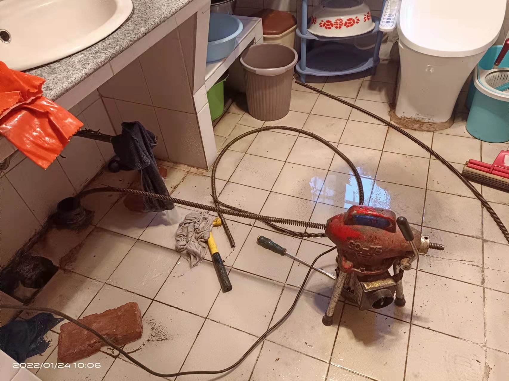 兰陵疏通厨房下水道，地漏疏通